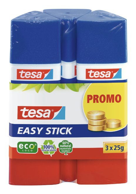Tesa Easy Stick Ecologo Klebestifte 25,0 G + Gratis 1 Unidades