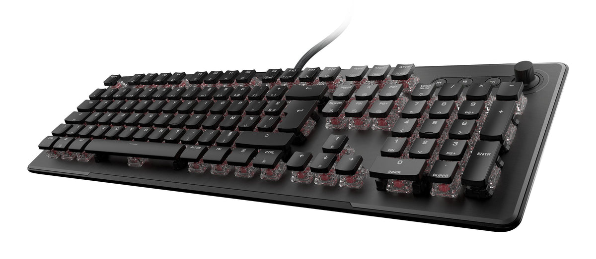 Turtle Beach Vulcan Ii Max (Negro/Transparente, De-Layout, Titan Ii Optical Red) Tbk-1001-02-De