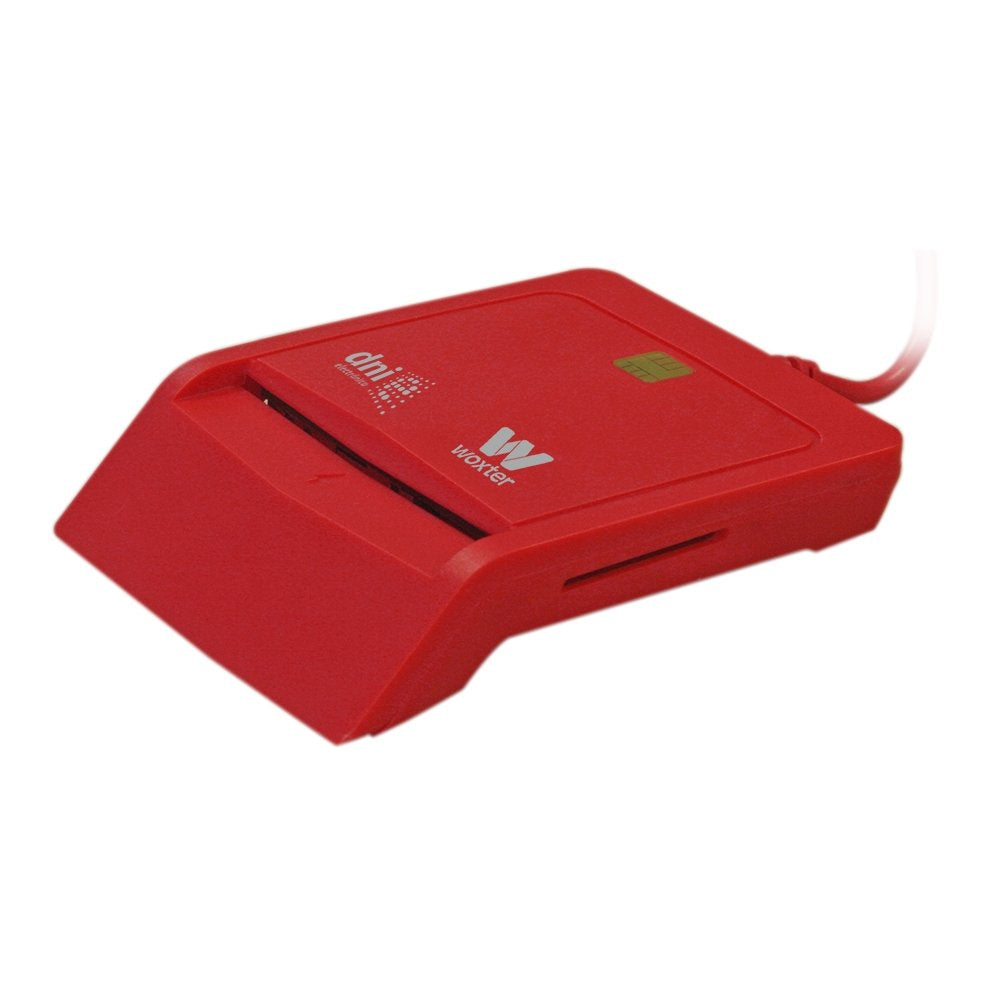 Lector De Dni Y Tarjetas Woxter Combo Pe26-148 Rojo Usb 2.0