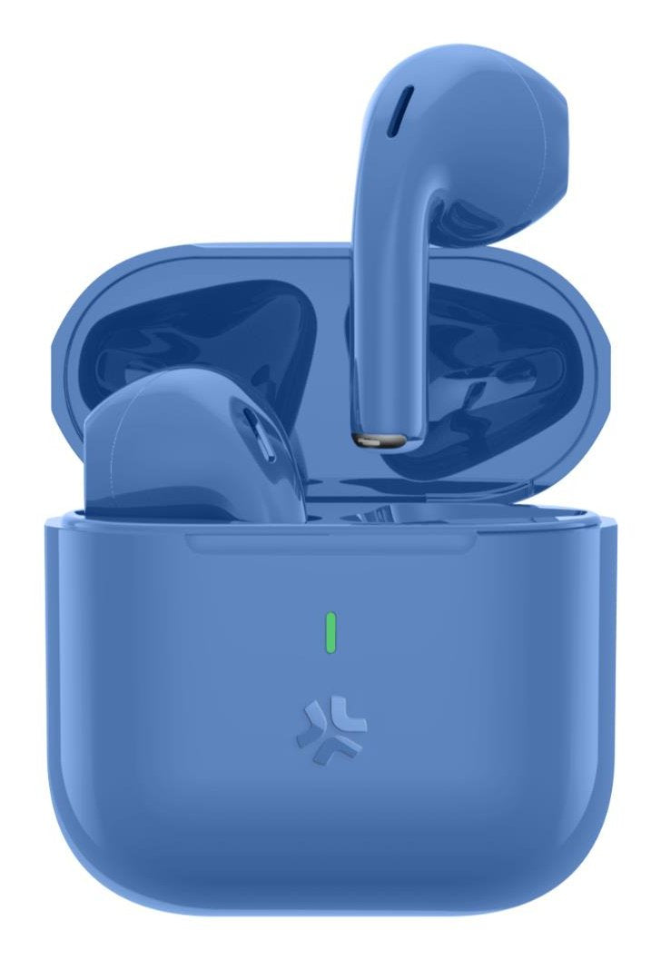 Auriculares Celly Compact True Wireless Stereo (Tws)Usb Tipo C Bluetooth Azul