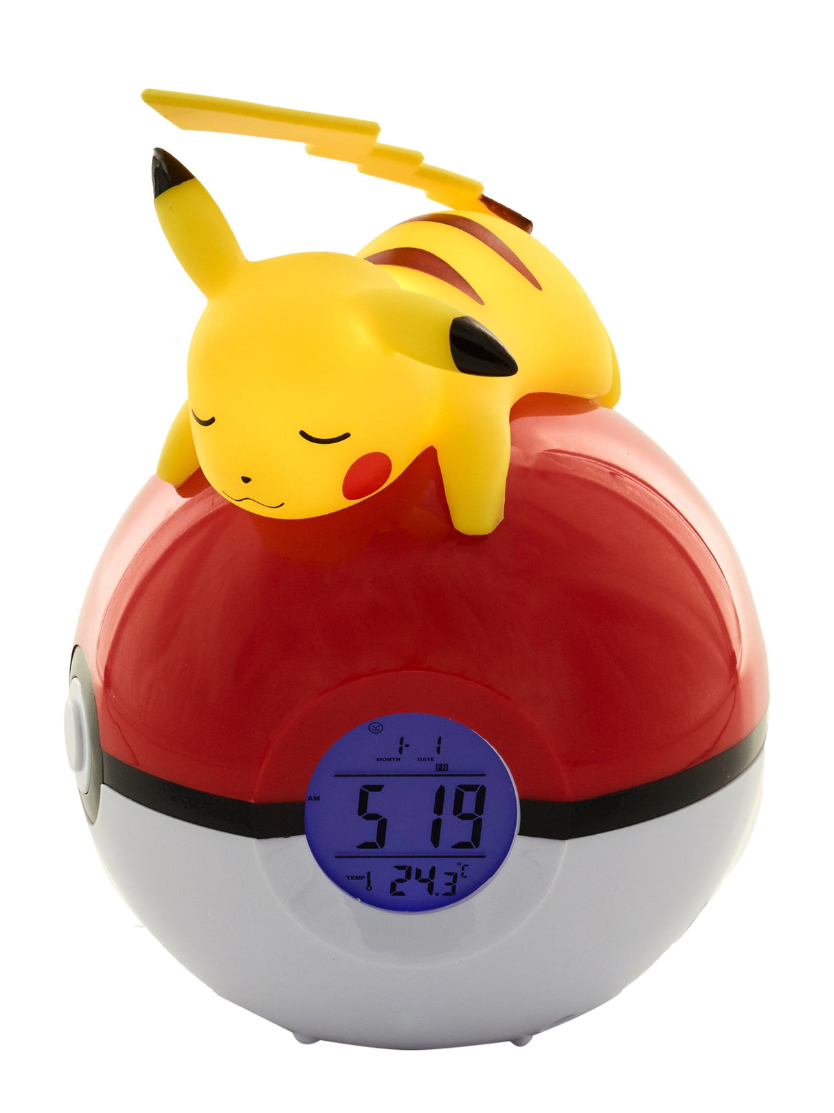Lampara Despertador Led Pikachu Pokeball Pokemon