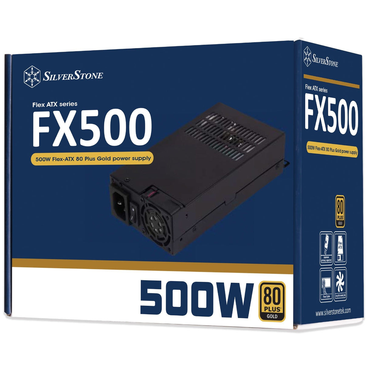 Fuente De Alimentación Silverstone 500w Flex Atx Sst-Fx500-G,