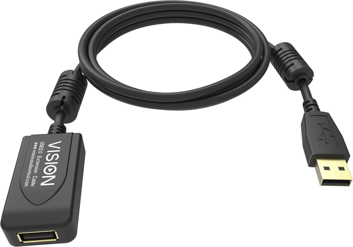 Vision Tc 5musbext+/Bl- Cable Usb 5 M Usb 2.0 Usb A Negro