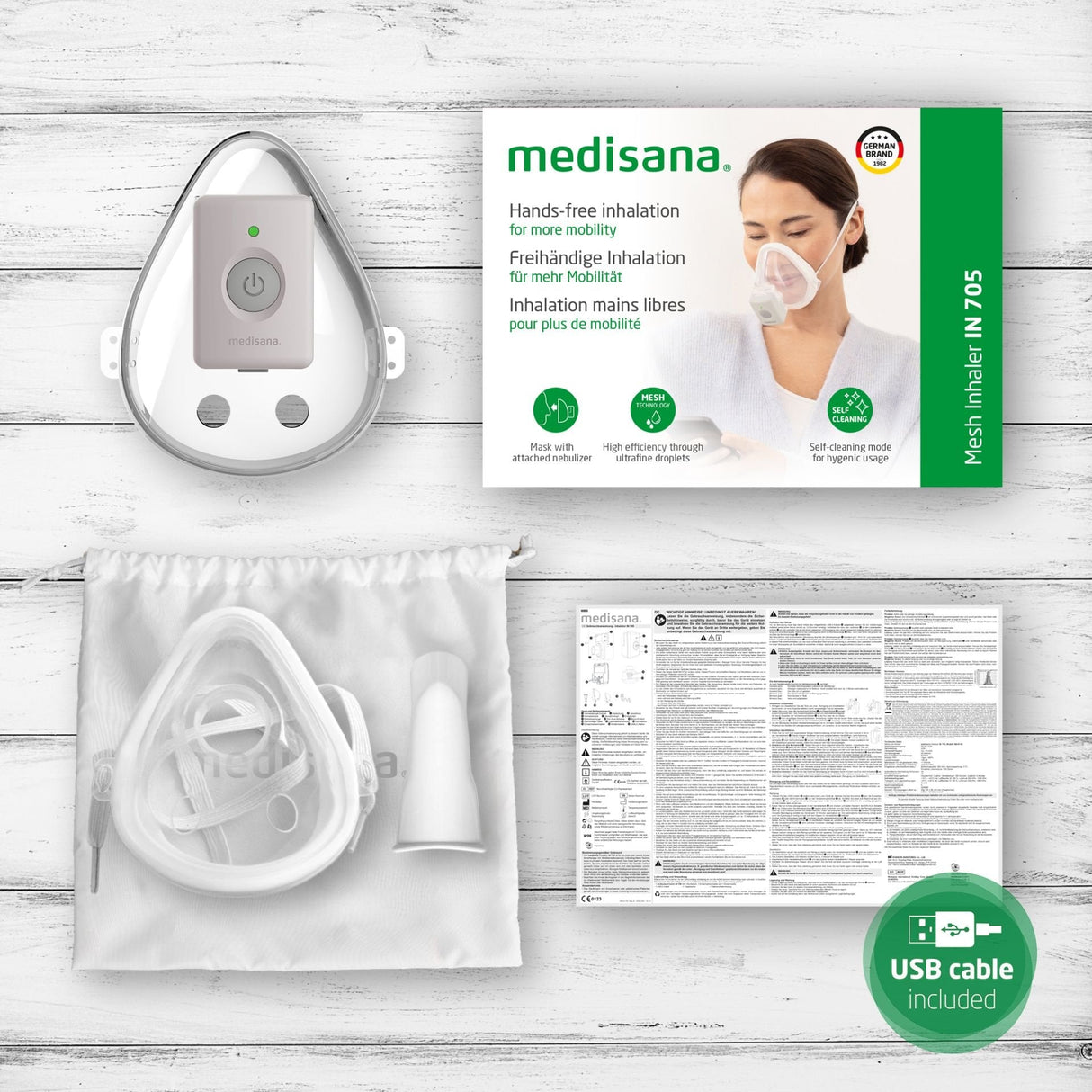 Medisana In 705 Inhalador Para Congestión Nasal