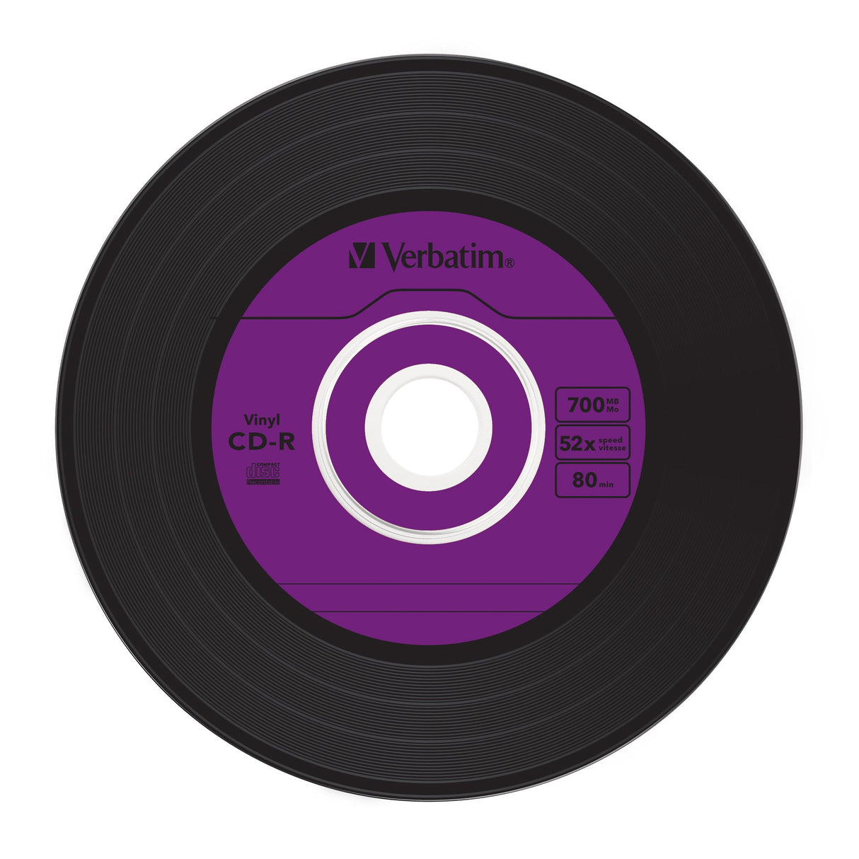 EAN 0023942434269 - Verbatim CD-R AZO Data Vinyl 700 MB 52x 10 pieza(s) imagen 6