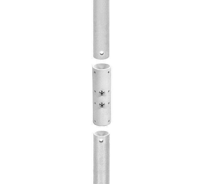 System V - 38mm Pole - 2m , White