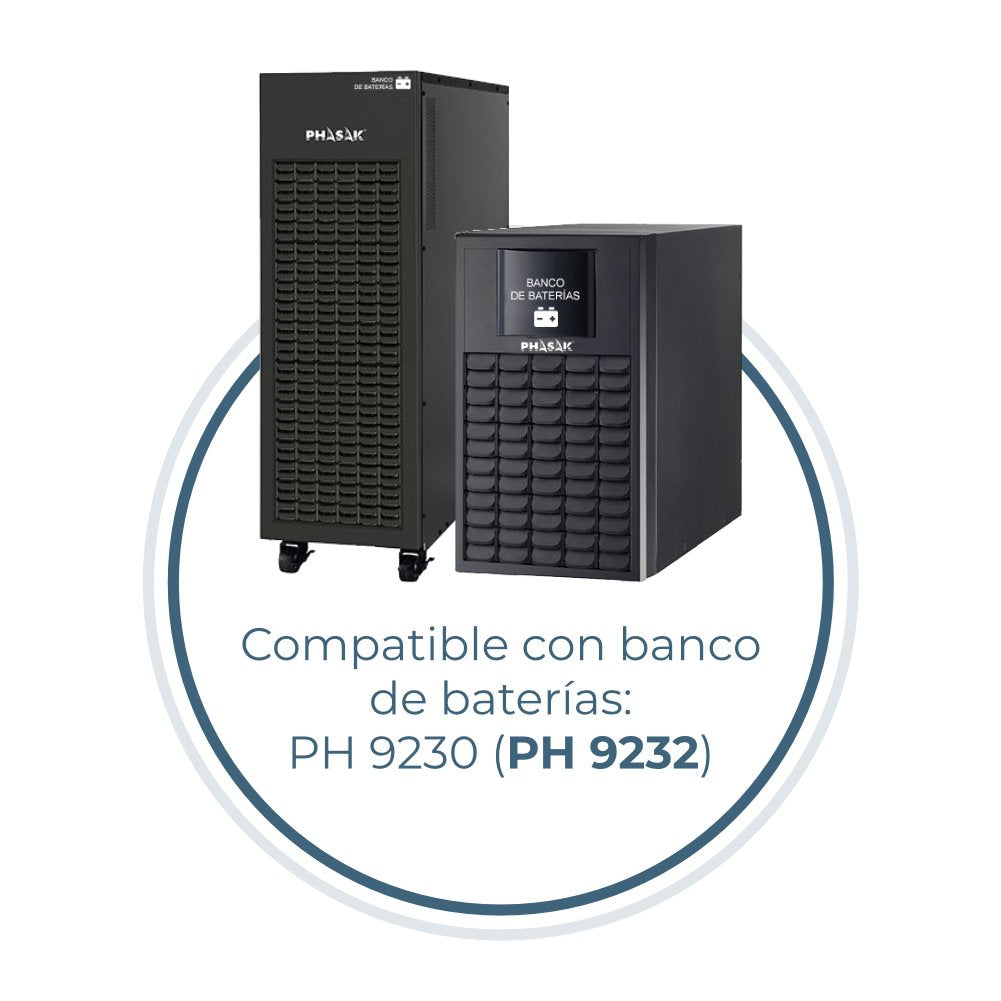 EAN 5605922026920 - Phasak PH 9230 sistema de alimentación ininterrumpida (UPS) Doble conversión (en línea) 3 kVA 2700 W 4 sa imagen 7