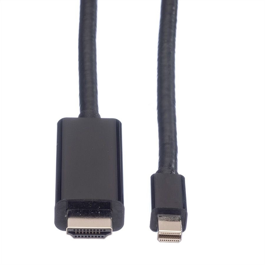 Value Mini Displayport Cable, Mini Dp-Uhdtv, St St, Schwarz, 2 M