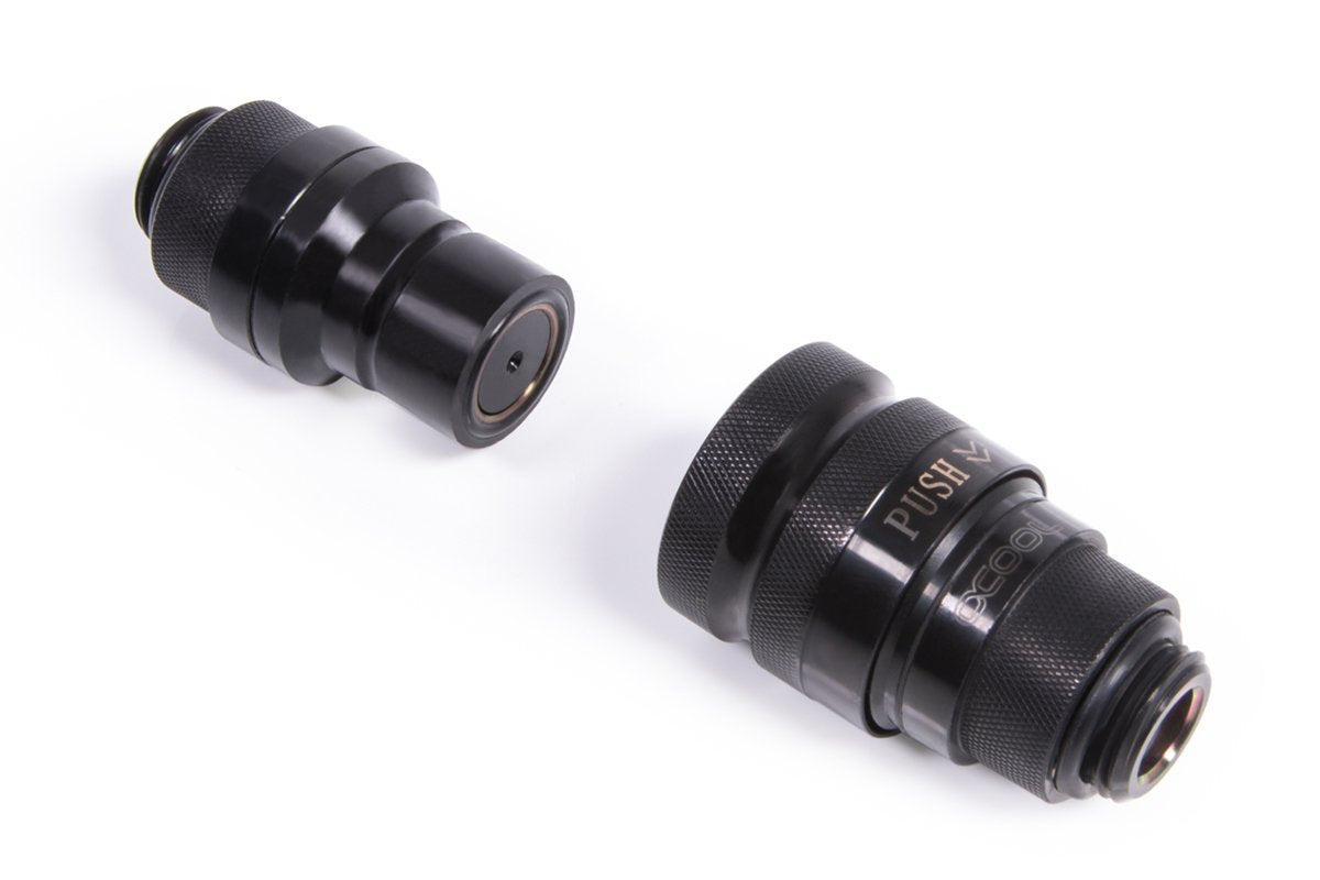 Alphacool Juego De Acoplamiento De Liberación Rápida Icicle G1/4 Ag - Negro 17561