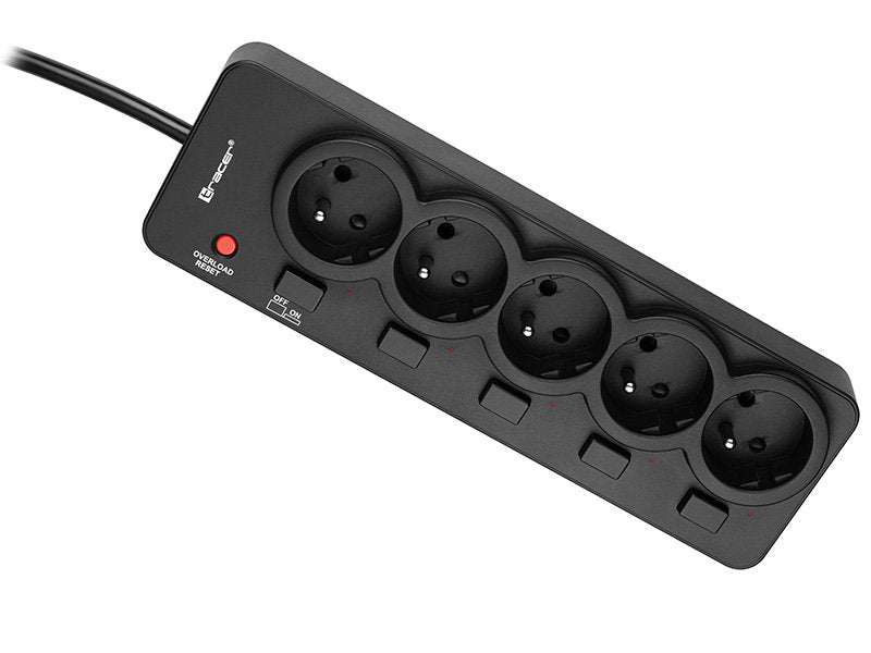 EAN 5907512868553 - Tracer PowerGuard PRO Negro 5 salidas AC 1,6 m imagen 6