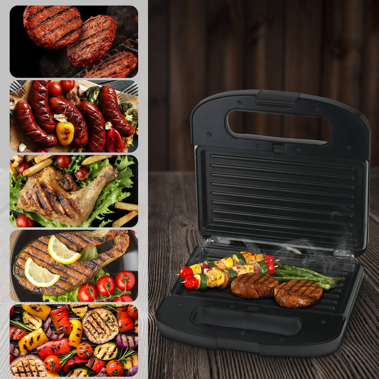Extralink Smart Life Grill Sandwich & Waffle Maker Sj-37a