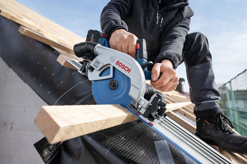 EAN 4059952610726 - Bosch GKS 18V-57-2 GX 16,5 cm Negro, Azul 5000 RPM imagen 4