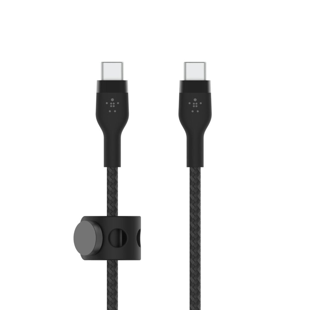 Cable Usb-C Usb-C 2.0_braid Silic 2m Bk