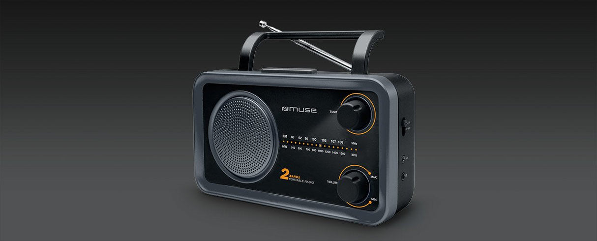 EAN 3700460206437 - Muse M-06DS radio Portátil Analógica Negro, Gris imagen 2