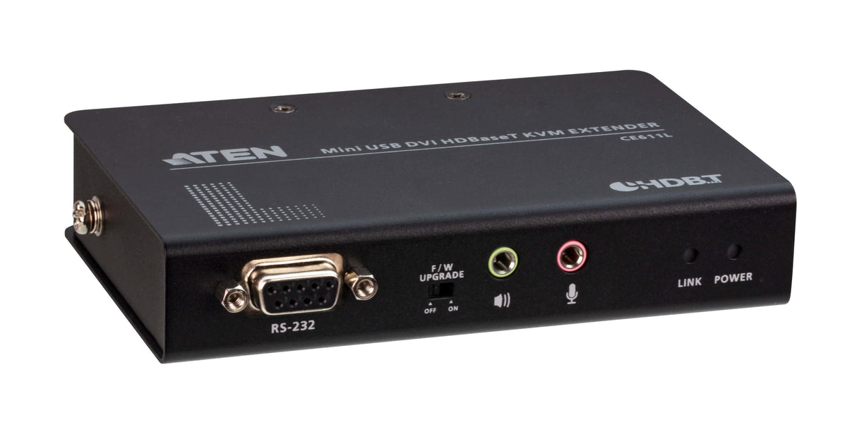 Aten Ce611 Extensor Kvm Transmisor Y Receptor Mini Usb Dvi Hdbaset Kvm Extender (1920x1200@100m)