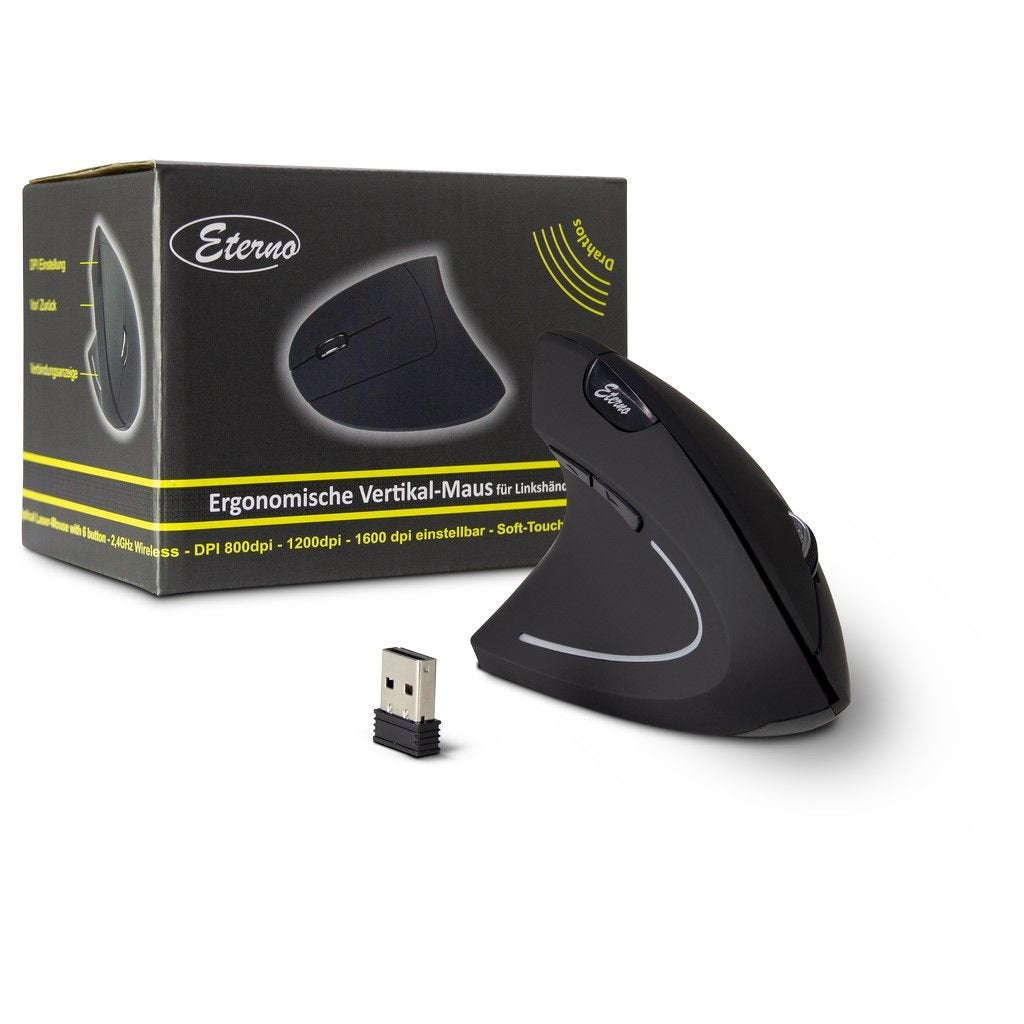 EAN 4260455644853 - Inter-Tech KM-206L ratón Oficina Ambidextro RF inalámbrico Óptico 1600 DPI imagen 1
