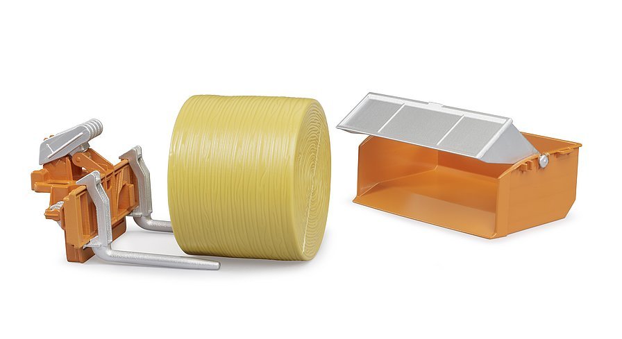 Bruder Traktor-Ladekasten Und Gabeln 02353