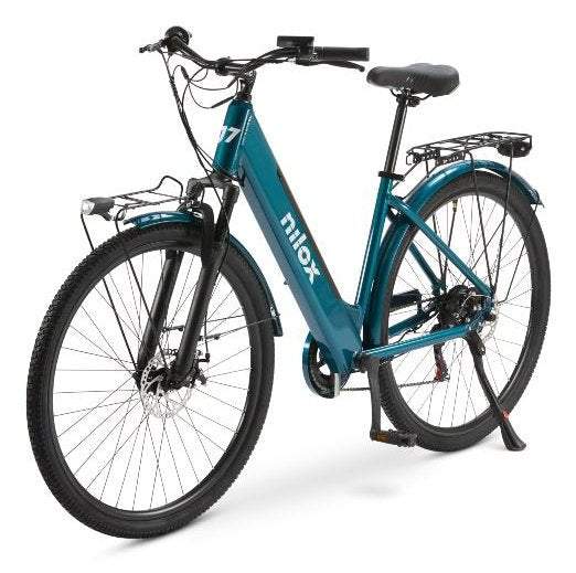 Nilox Nxebj7gr Bicicleta Eléctrica Verde Aluminio 71,1 Cm (28") 27,5 Kg Litio Nxebj7gr