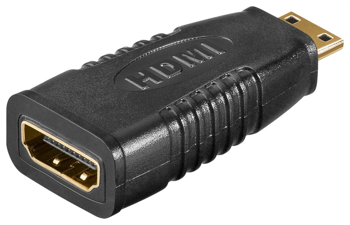 Goobay 68841 Cambiador De Género Para Cable 19-Pin Mini Hdmi M 19-Pin Hdmi Fm Negro
