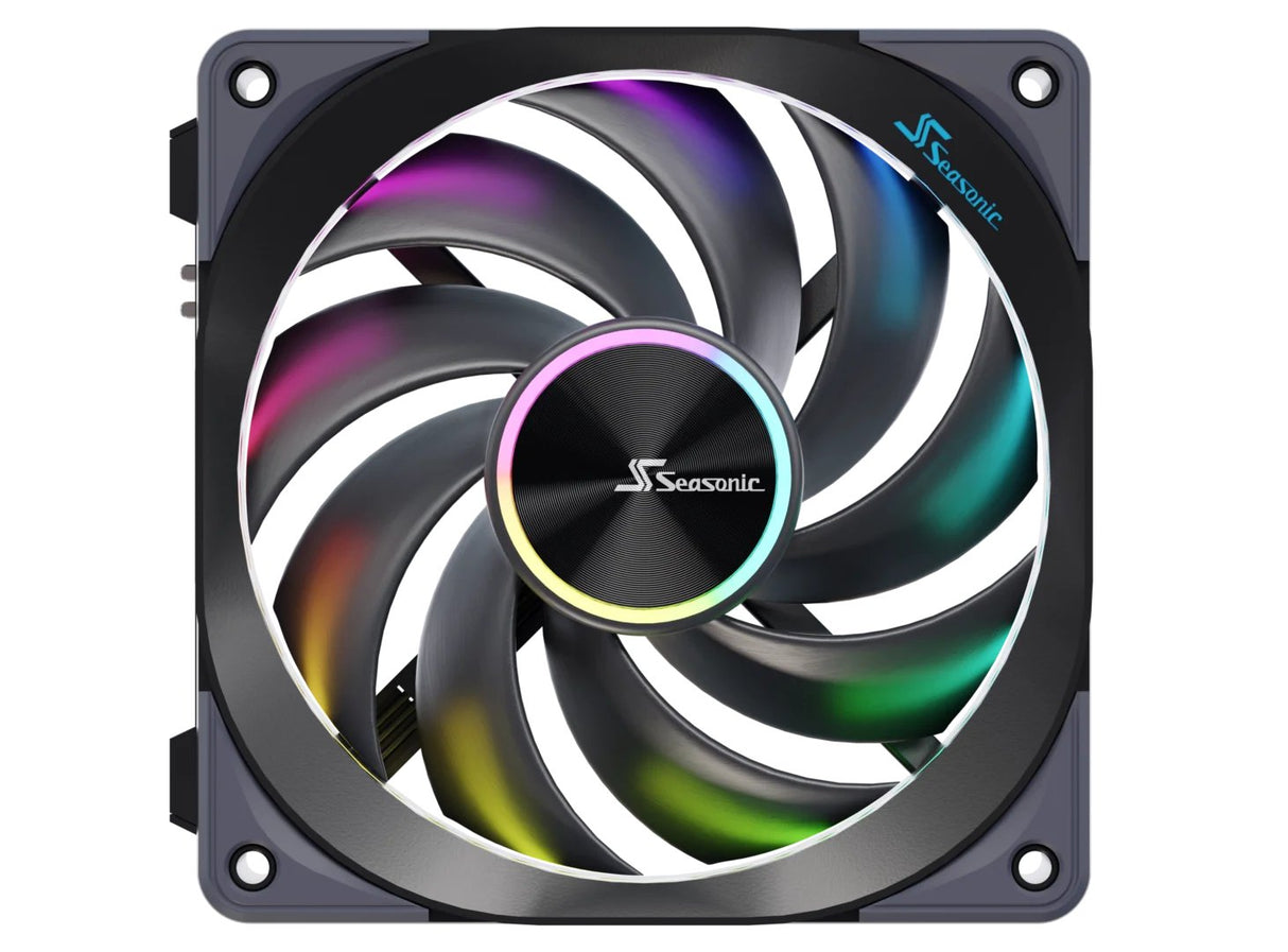 EAN 4711173878087 - Seasonic MagFlow ARGB Carcasa del ordenador Ventilador 12 cm Negro 1 pieza(s) imagen 1