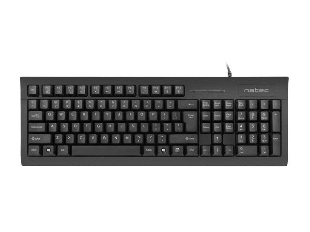 EAN 5901969410112 - NATEC MORAY teclado Hogar / Oficina USB QWERTY Internacional de EE.UU. Negro imagen 1