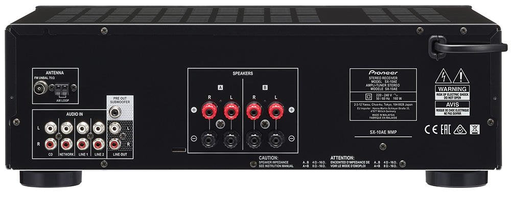 Pioneer Sx-10ae 45 W 4.1 Canales Estéreo Negro