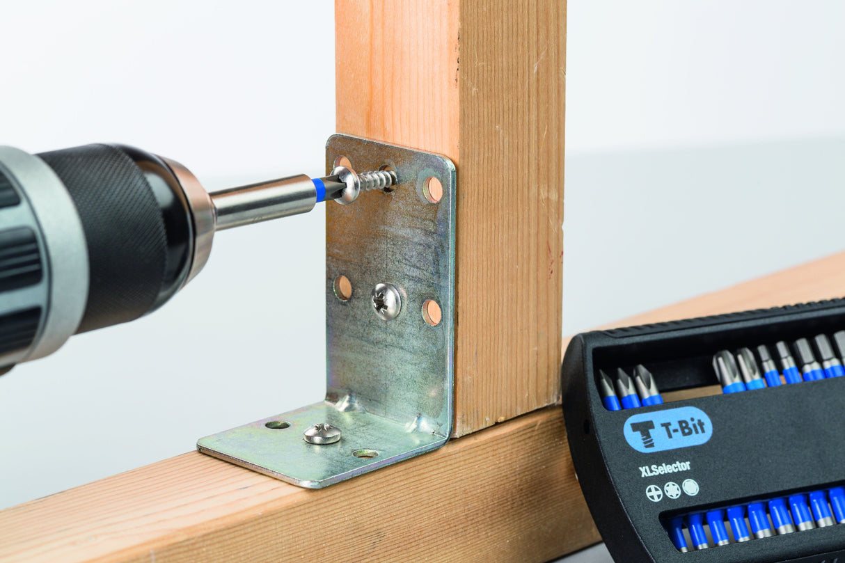 Wiha Juego De Puntas Flipselector T-Bit 25mm, 13 Piezas Negro/Azul, Ph / Pz / Tx 41824