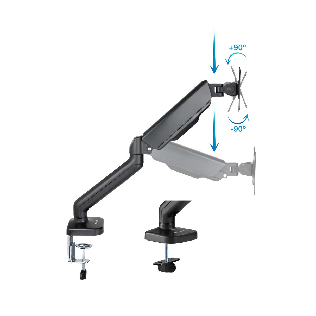 EAN 8433281013704 - TooQ DB5032TNR-B soporte para monitor 81,3 cm (32") Escritorio imagen 2