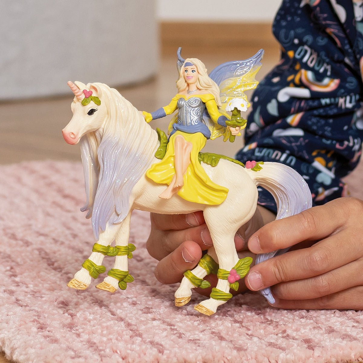 Schleich Bayala Fairy Sera With Blossom Unicorn