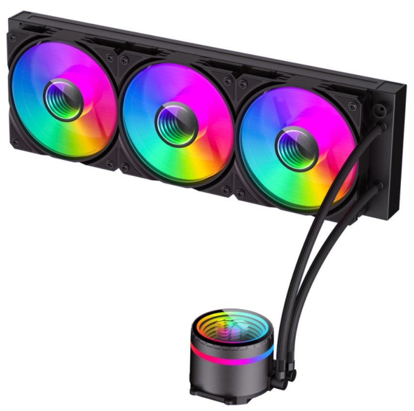 Gamemax Cpu Liquid Cooler Iceburg 360 Infinity Black