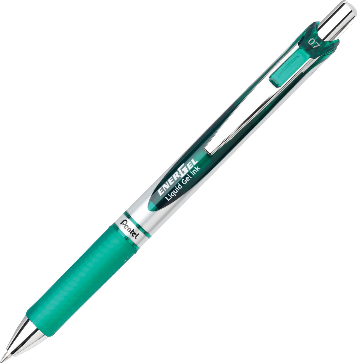 Pentel Energel - Roller De Tinta - Negro, Rojo, Azul, Verde - Tinta De Gel - 0.7 Mm - Medio - Ajustable (Paquete De 4)
