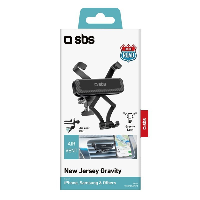 Sbs Tesupgravstd Soporte Pasivo Teléfono Móvil/Smartphone Coche Negro