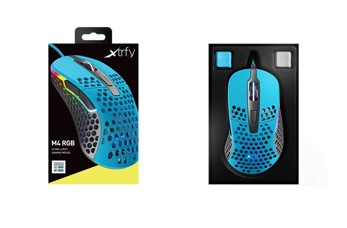 Xtrfy M4 Rgb Ratón Mano Derecha Usb Tipo A Óptico 16000 Dpi