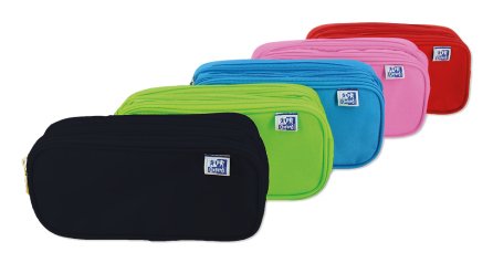 Oxford Estuche Kangoo Kids Triple 3 Cremalleras Poliéster C/Surtidos