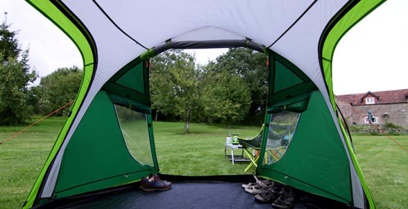 EAN 3138522100872 - Coleman Chimney Rock 3 Plus Verde, Gris Tienda tipo túnel imagen 4