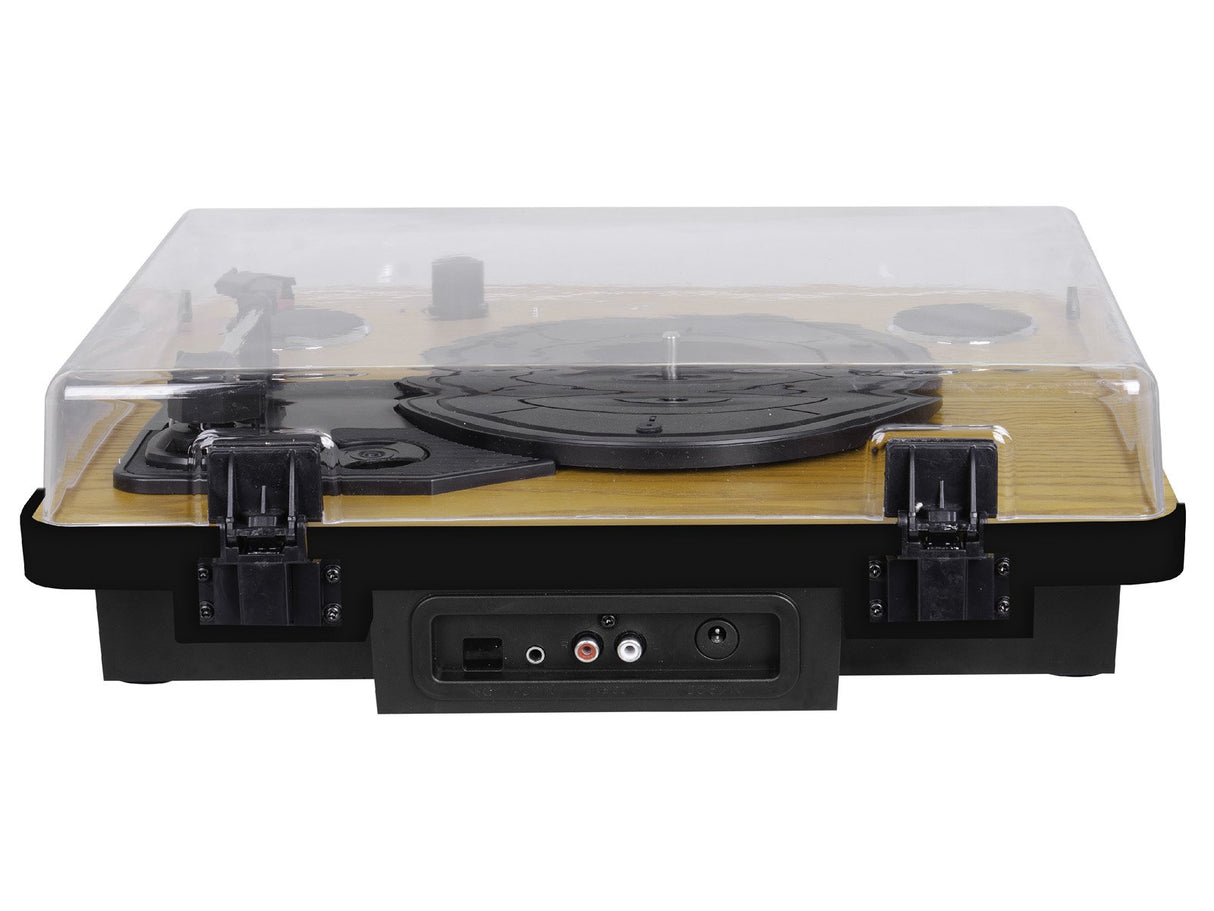 EAN 8011000027593 - Trevi TT 1022 BT Tocadiscos de tracción directa Negro, Madera imagen 4