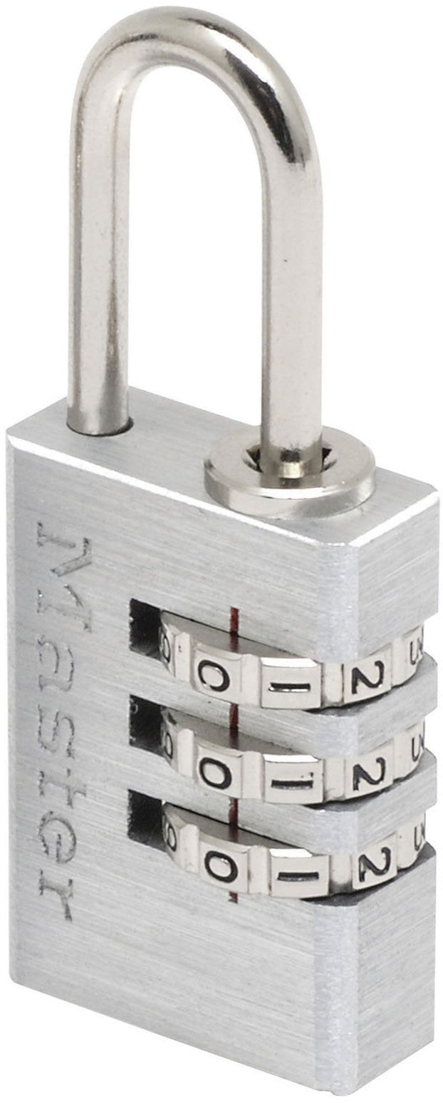 EAN 3520190931221 - MASTER LOCK 7620EURD candado para maletas Candado con combinación para maleta Aluminio imagen 1