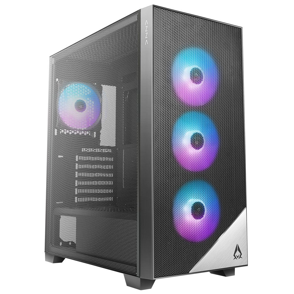 EAN 4712839552020 - Azza CSAZ-480 carcasa de ordenador Midi Tower Negro imagen 2