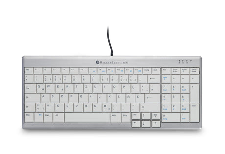 EAN 8719274673514 - BakkerElkhuizen UltraBoard 960 Standard Compact teclado Oficina USB QWERTZ Suizo Plata, Blanco imagen 1