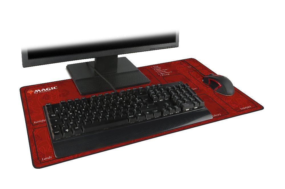 EAN 3328170294249 - Konix Battlefield XL Alfombrilla de ratón para juegos Rojo imagen 3