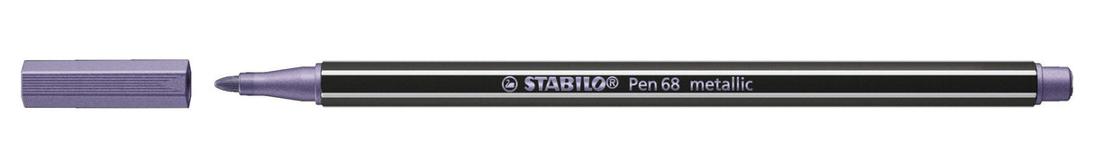 Stabilo Pen 68 Metallic Rotulador Violeta Metálico Caja -10u-