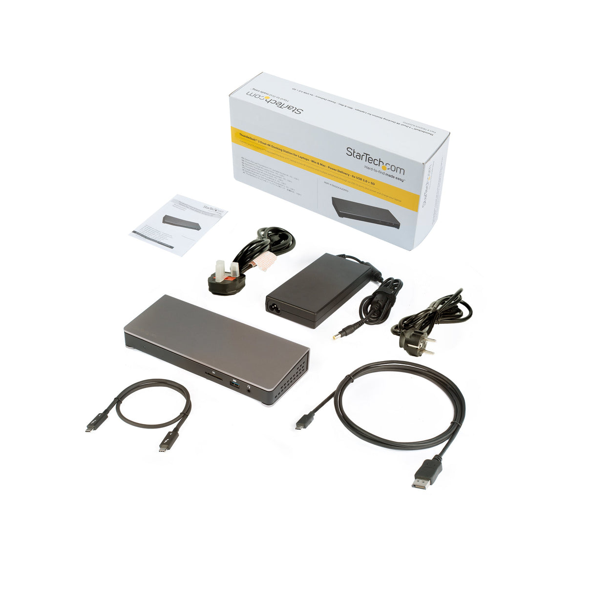 EAN 0065030870726 - StarTech.com TB3DOCK2DPPU base para portátil y replicador de puertos Alámbrico USB 3.2 Gen 1 (3.1 Gen 1) imagen 5