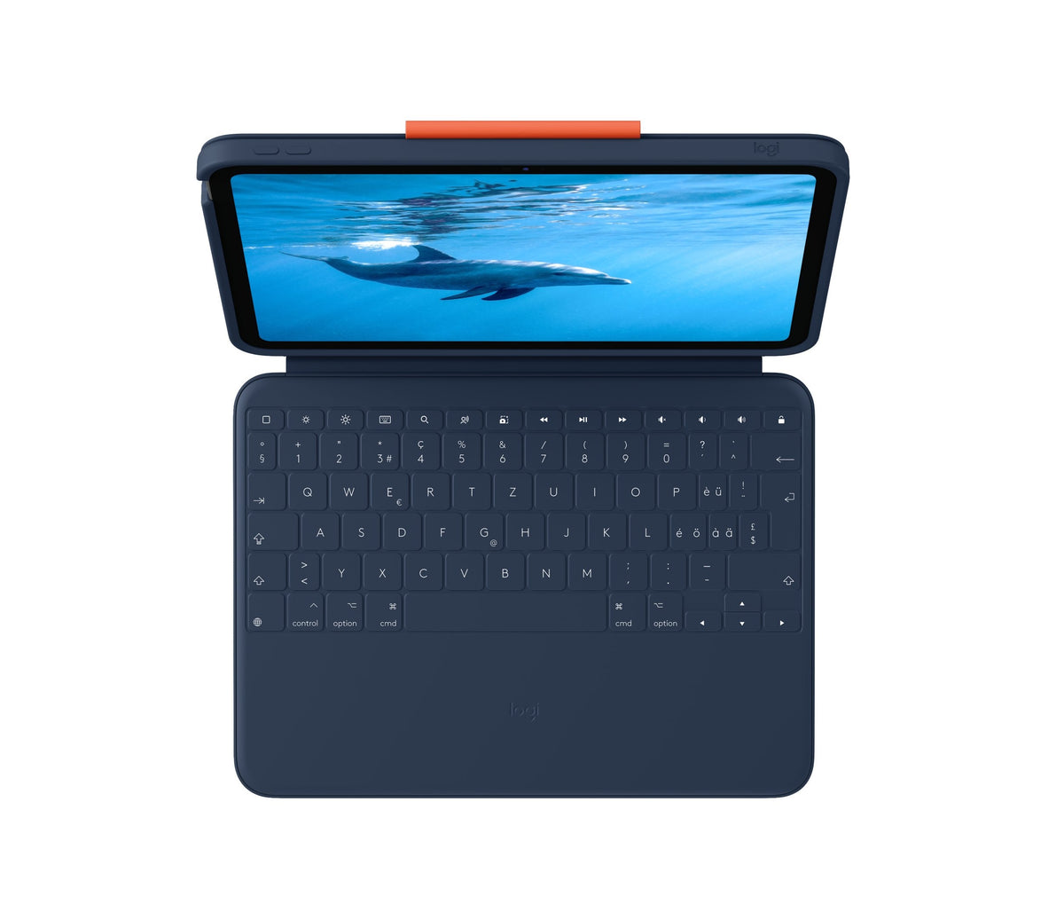 Logitech Rugged Combo 4 - Teclado Y Funda Tipo Folio - Apple Smart Connector - Classic Azul - Para Apple 10.9-Inch Ipad (10. Generation)