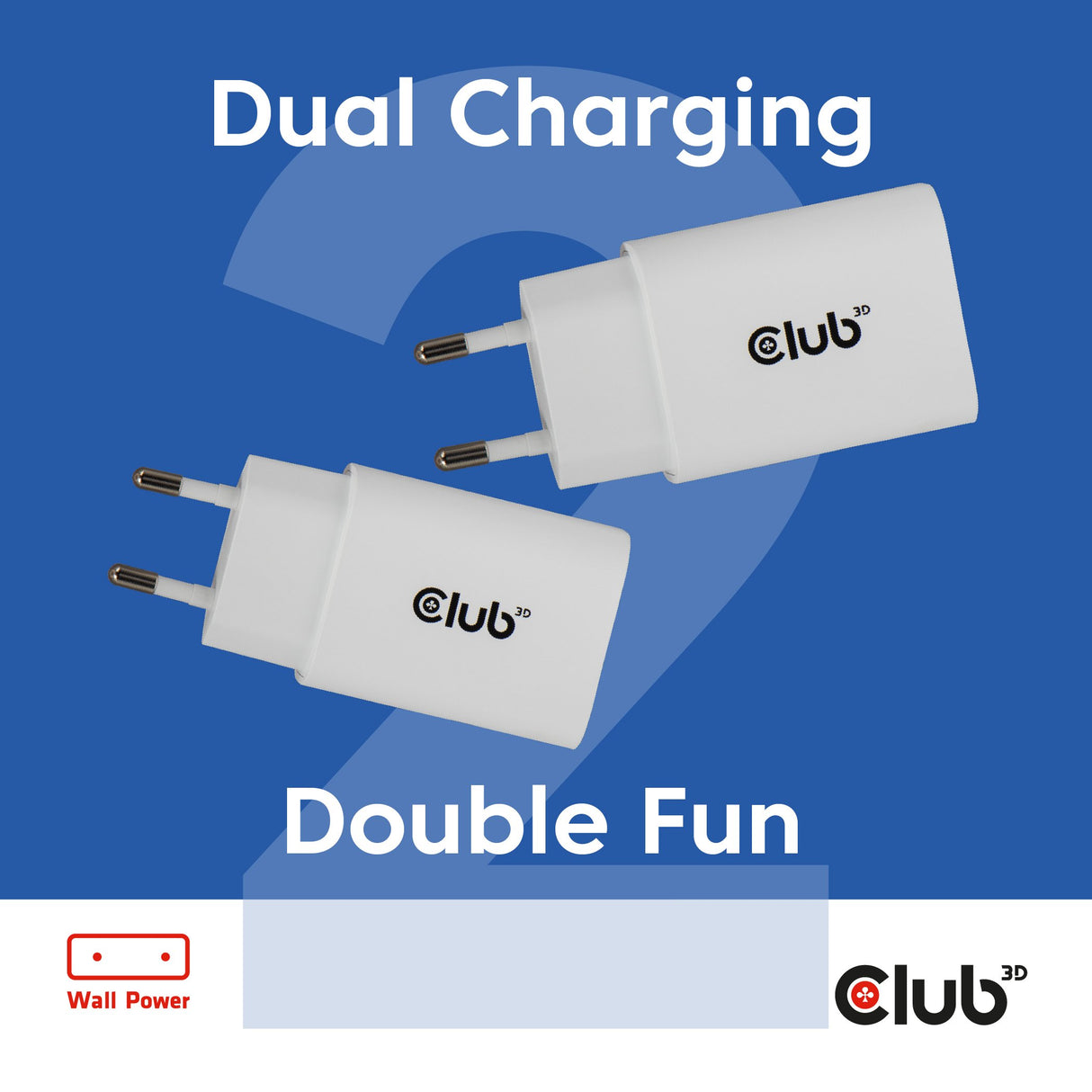 EAN 8719214473396 - CLUB3D CAC-3020 cargador de dispositivo móvil Smartphone, Universal Blanco Corriente alterna Carga rápida imagen 3