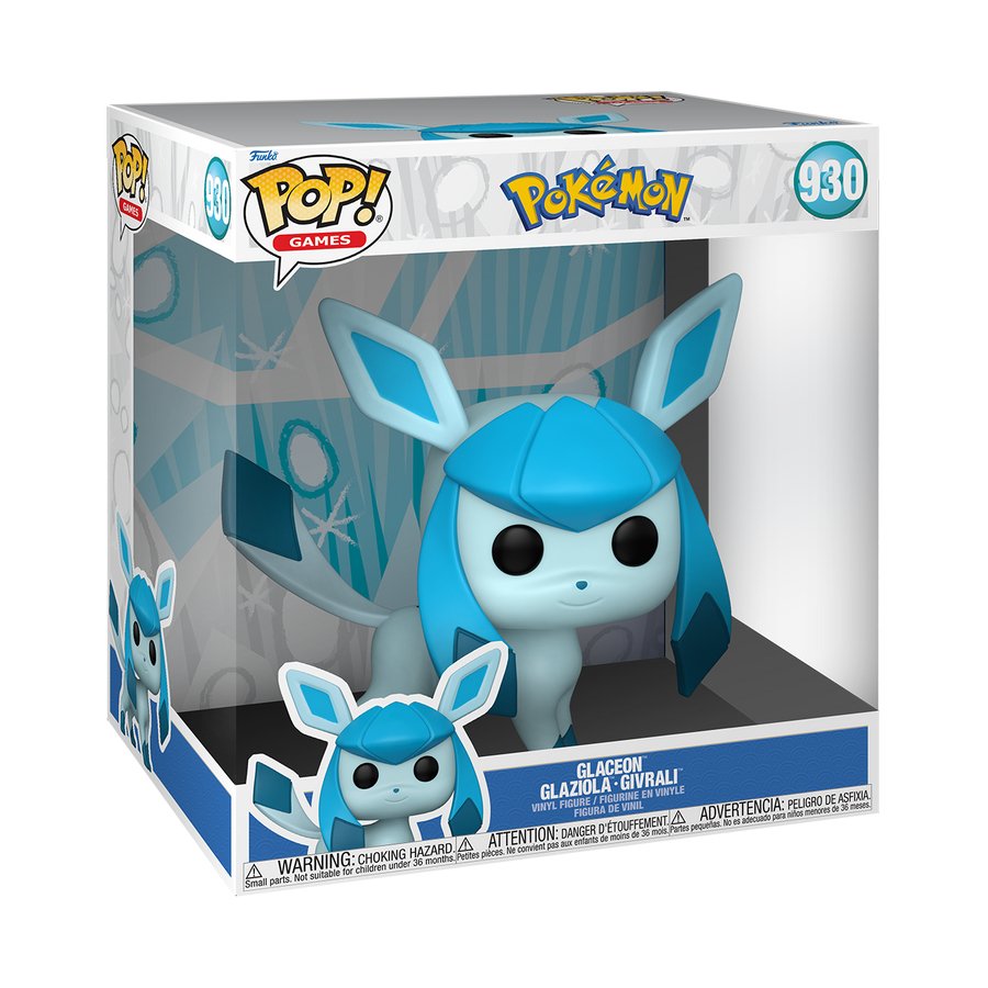Funko Pop Super Sized Jumbo Pokemon Glaceon 69085