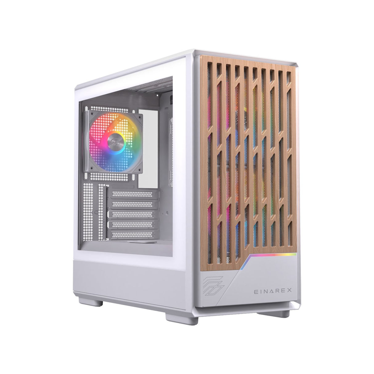 EAN 6977277361254 - Einarex EXCS-PM-400R-W carcasa de ordenador Midi Tower Blanco imagen 2