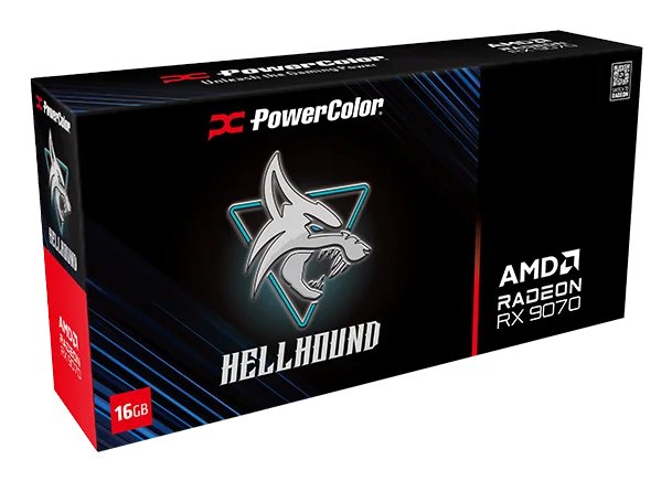 Powercolor Hellhound Amd Radeon Rx 9070 Oc 16gb Gddr6 Rx907016g-L/Oc