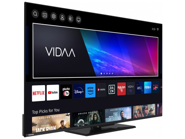 EAN 4024862133733 - Toshiba 55QV3463DG Televisor 139,7 cm (55") 4K Ultra HD Smart TV Wifi Negro 250 cd / m² imagen 3
