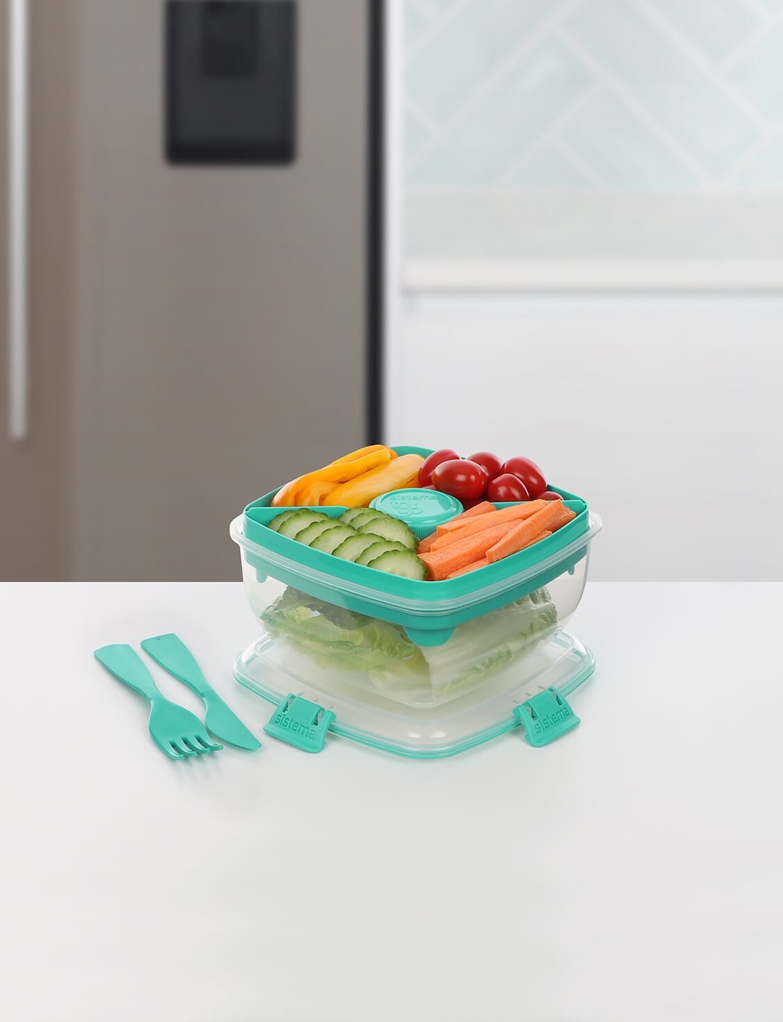 EAN 9414202213563 - Sistema To Go Táper 1,1 L Polipropileno (PP) Color menta 1 pieza(s) imagen 3
