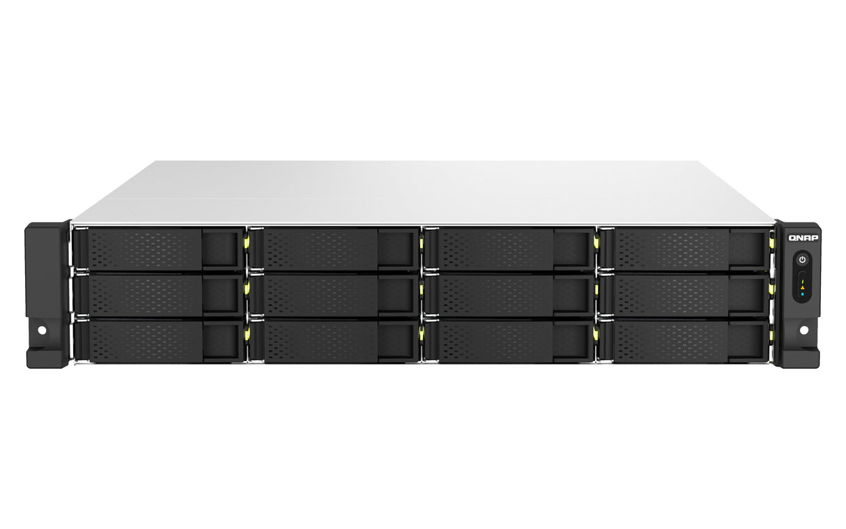 EAN 4711103082287 - QNAP TS-H1887XU-RP NAS Bastidor (2U) Intel Xeon E E-2336 32 GB DDR4 0 TB QuTS hero Negro, Blanco imagen 1